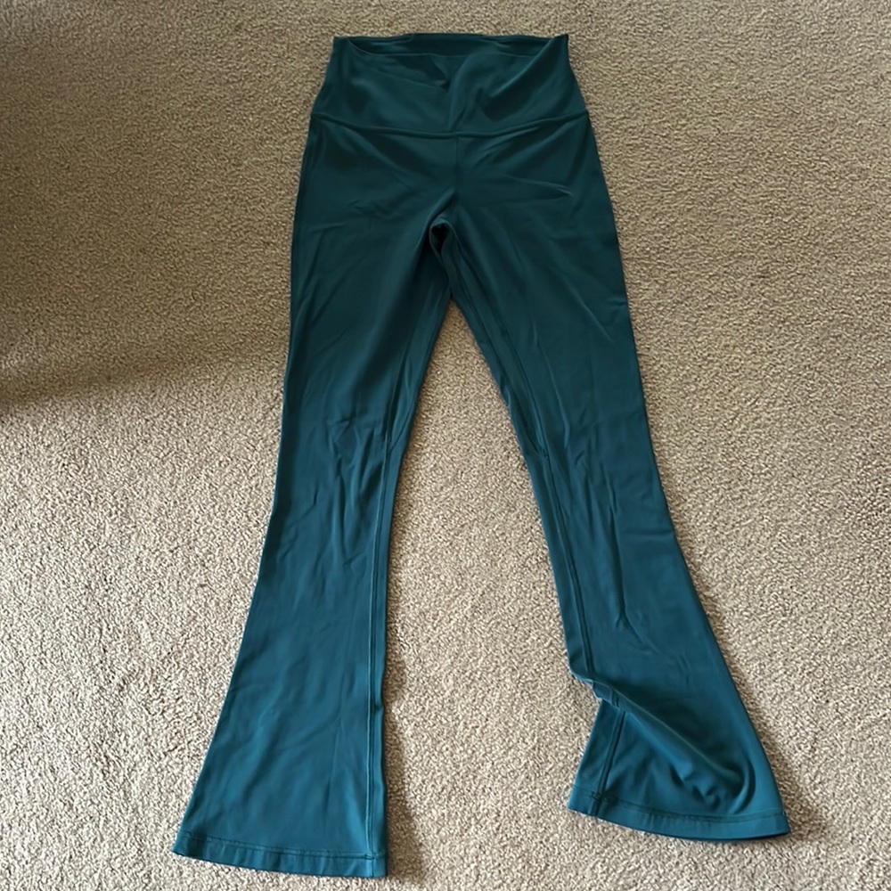 Lululemon align flares. Teal